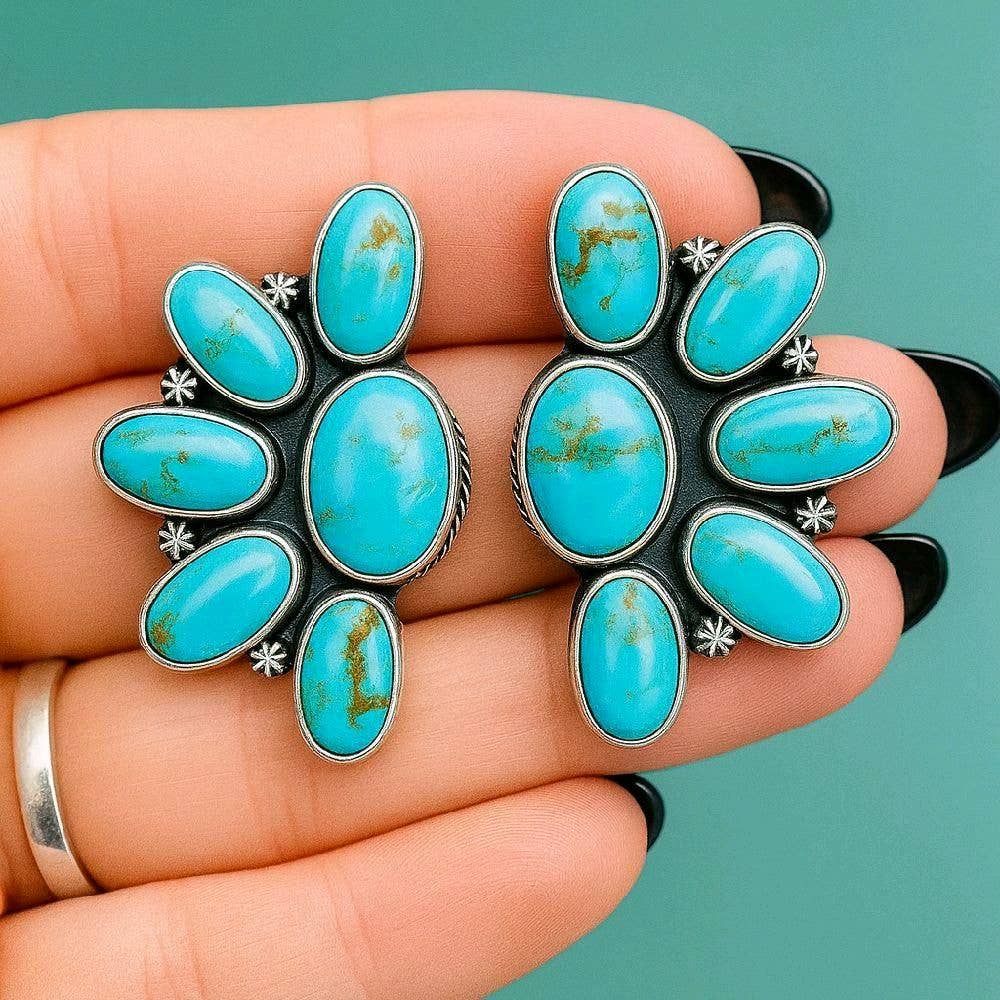 Arkansas Derby Oversized Western Stud Earrings