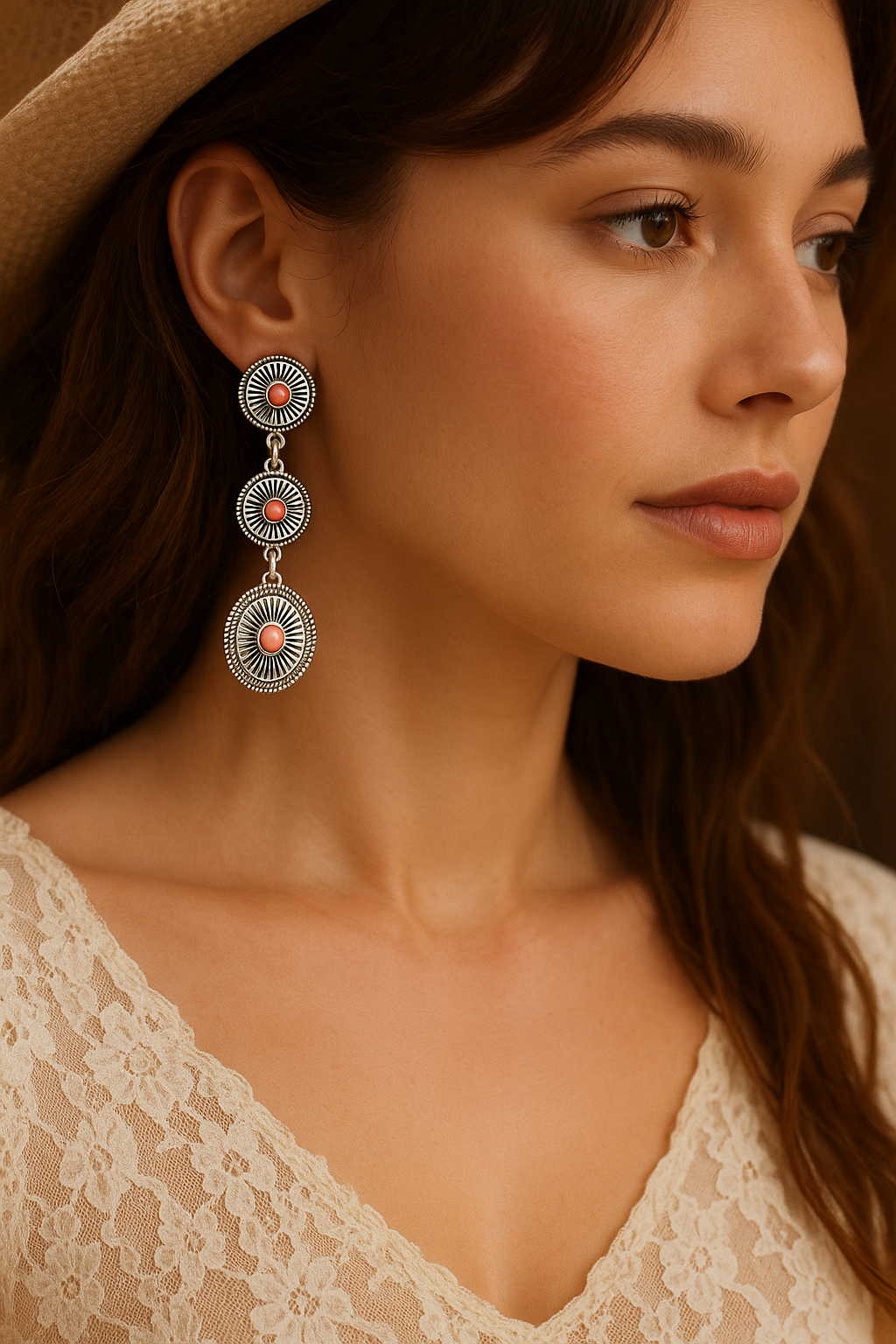 Desert Blush Concho Drops