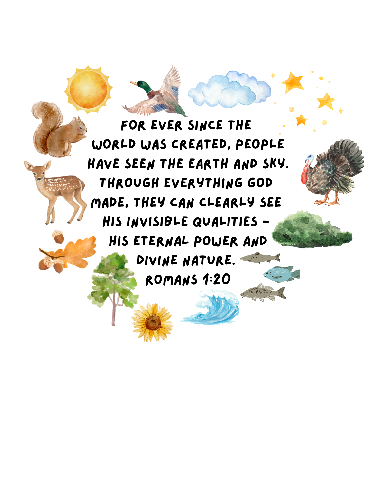 Kid's Tee Romans 1:20