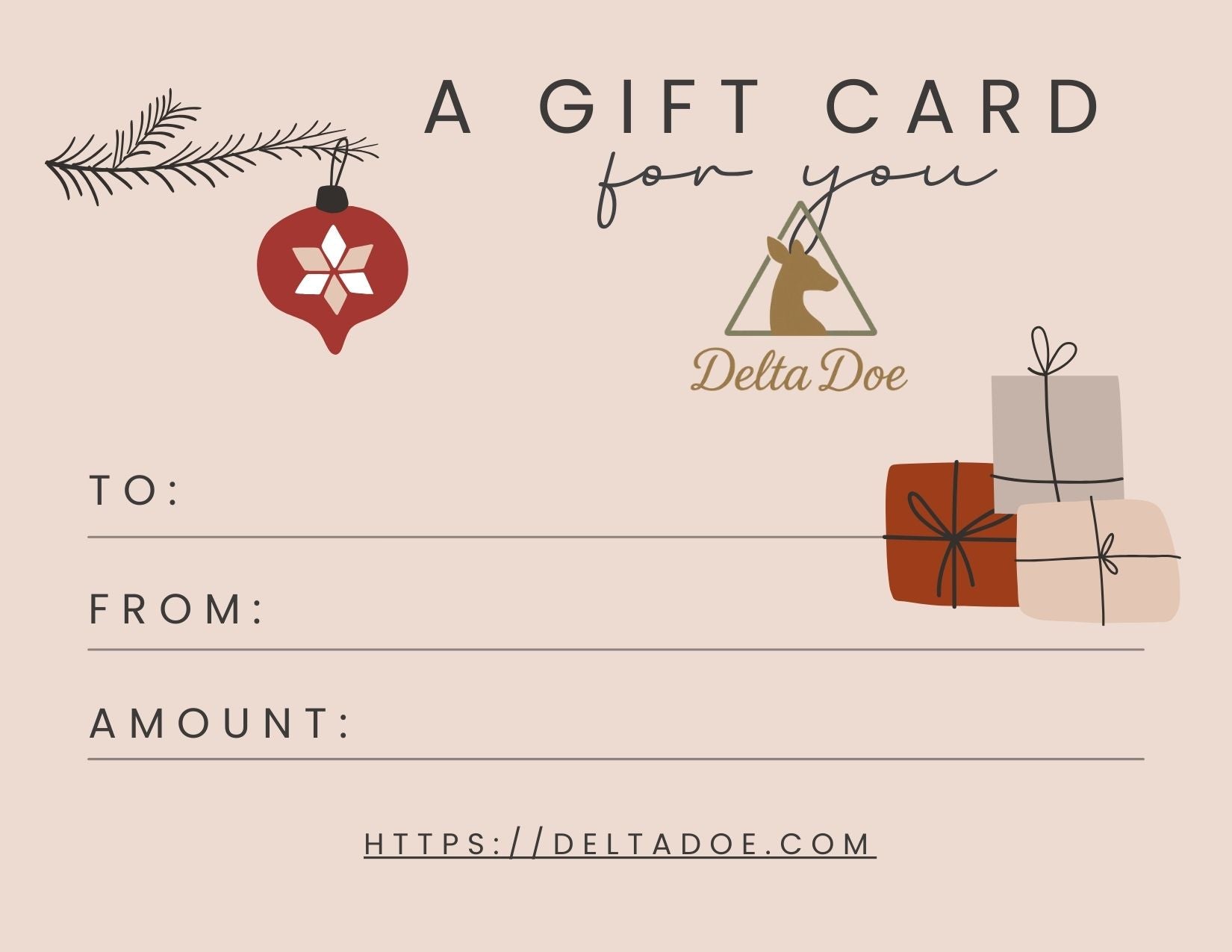 Delta Doe Gift Card
