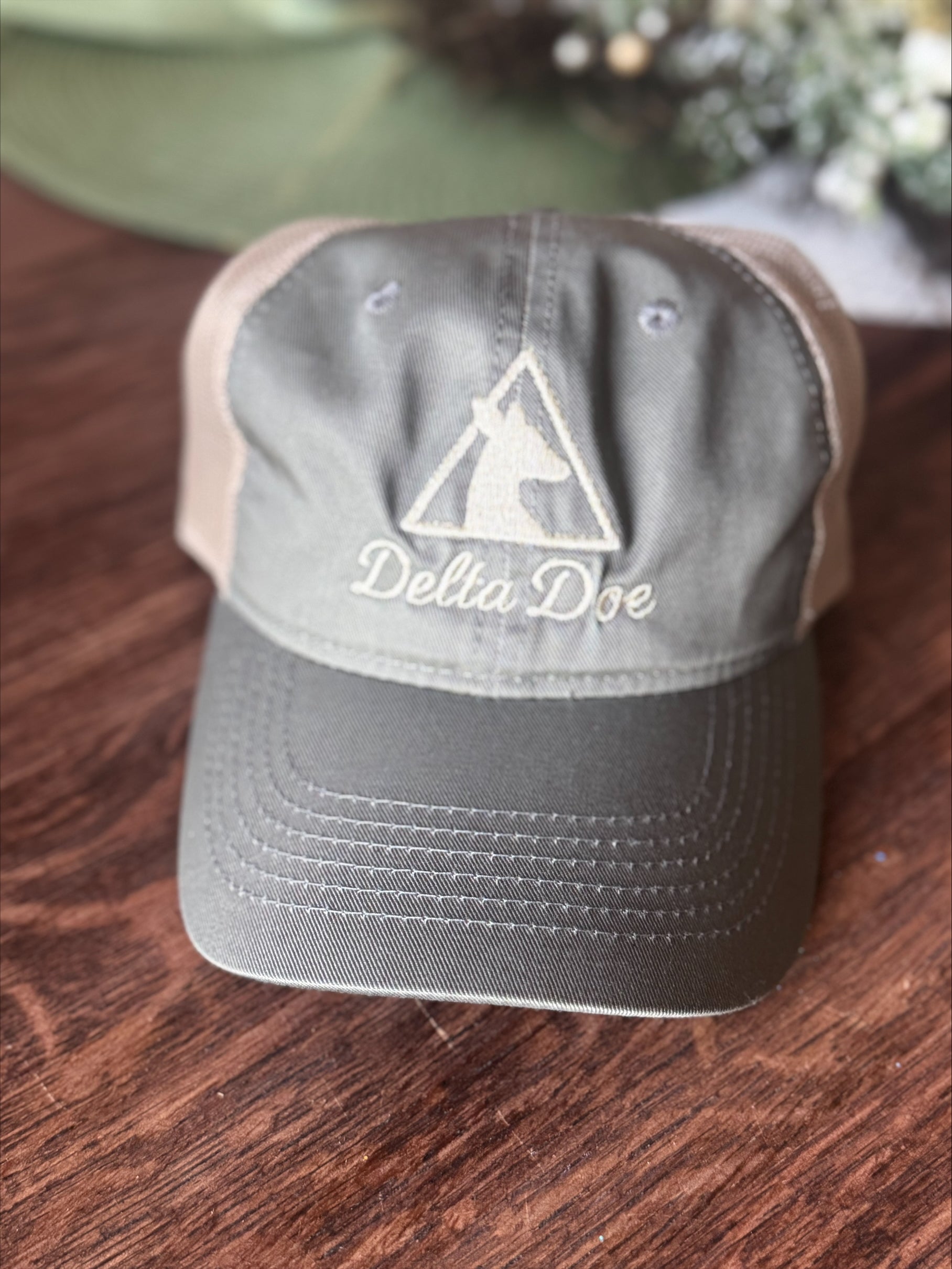 Fitted Mossy Green Hat